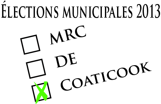 Élections municipales 2013 MRC de Coaticook