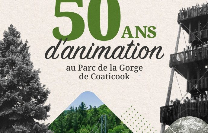 Le journaliste Christian Caron lance un livre retraçant les 50 ans du Parc de la Gorge de Coaticook et rendant hommage à ses bâtisseurs.
